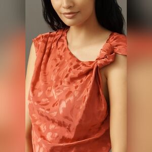 FARM Rio Coral Knot Tank Top